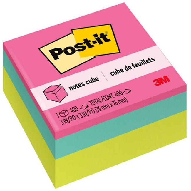 3M Company Notes Cube 3X3 Brt MMM2027BRT