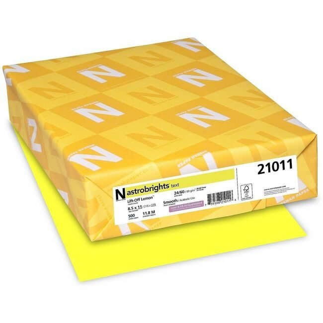 Neenah Paper, Inc. Astrobrights Astrobrt 24# Lftoflmn WAU21011