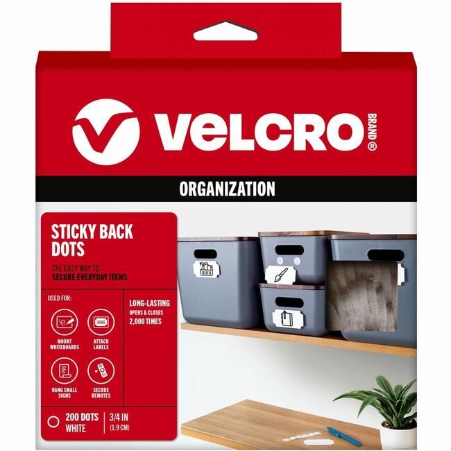 VELCRO Brand Velcro Companies Brand Fastener Hk&Lp We 200 Count VEK91824