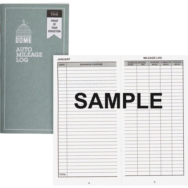 Dome Publishing Log Auto Mileage 32PG DOM770