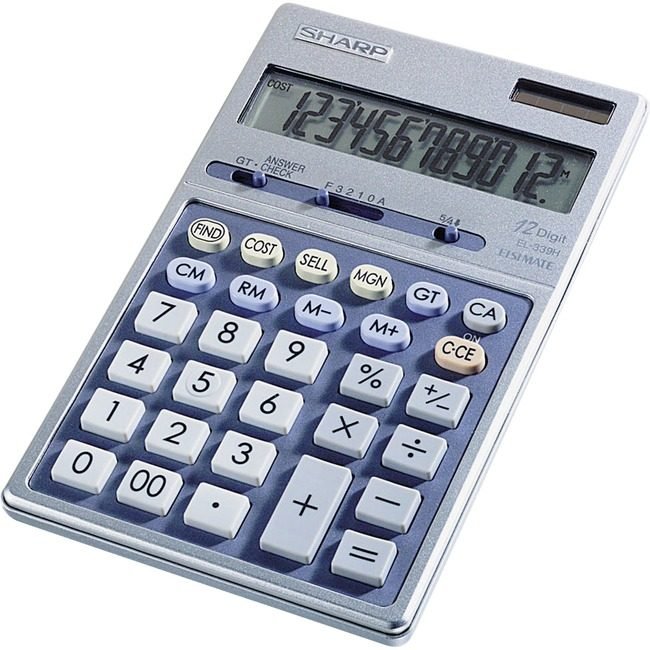 Sharp Electronics Calc Dsktp/Port 12DGT C/S/M SHREL339HB