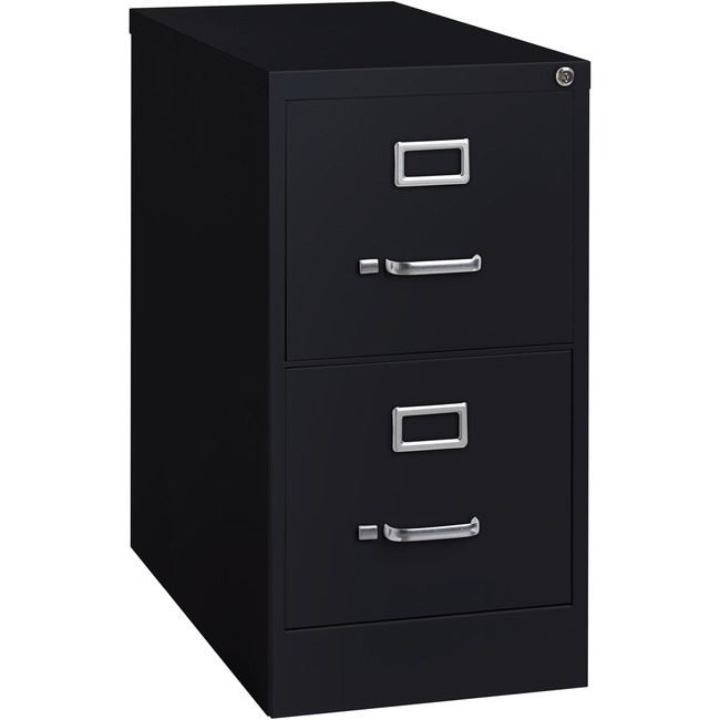 Lorell File Vrt 2DR 25" Letter Black LLR60653