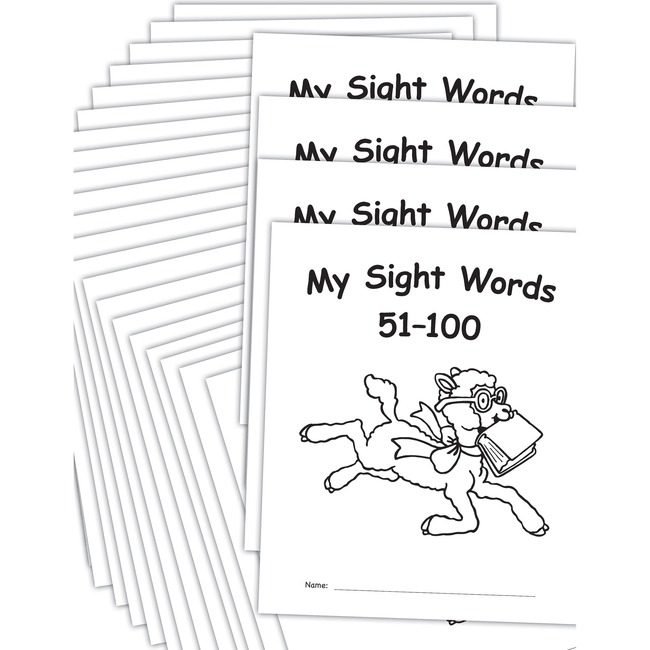 Teacher Created Resources Set Bks Sghtwrds 51-100 25 Pack TCREP62143