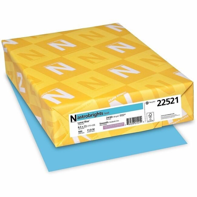 Neenah Paper, Inc. Astrobrights Astrobrt 24# Lunar Be WAU22521