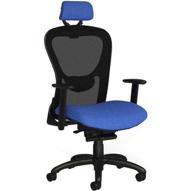 9to5 Seating Synch W/Headrest Sil Arm NTF1580Y2A8S1BU