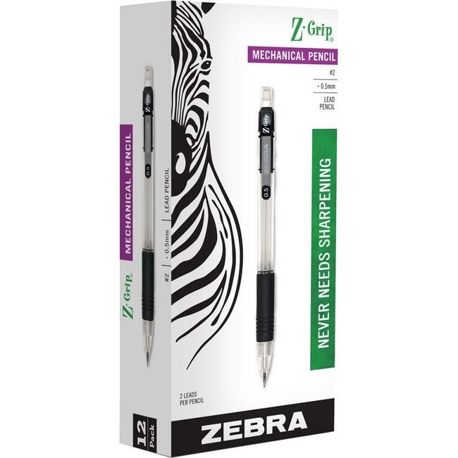 Zebra Pen Corporation Pencil Z-Grip 0.5MM Black Dz ZEB52310