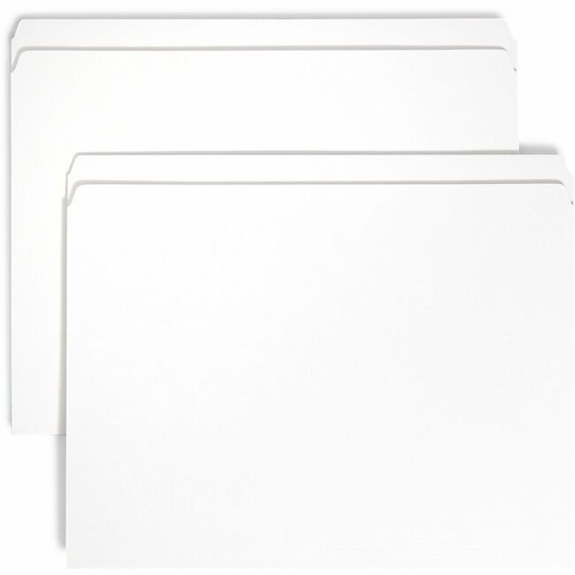 Smead Manufacturing Co. Folder File Letter Straight White SMD12810