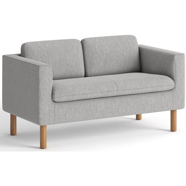The HON Company Loveseat Lounge Fabric Gray HONVP3LLOVEGRY