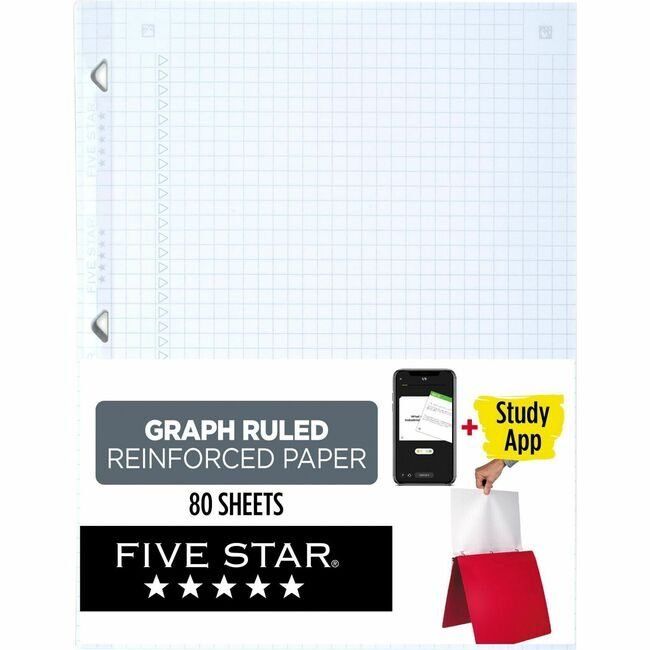 ACCO Brands Mead / Five Star Fillerpaper Graph App 80SHTS MEA170122