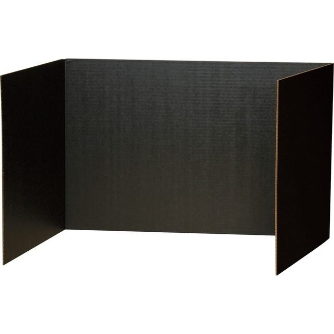Pacon Corporation Board Privacy 48X16 4 Pack Black PAC3791