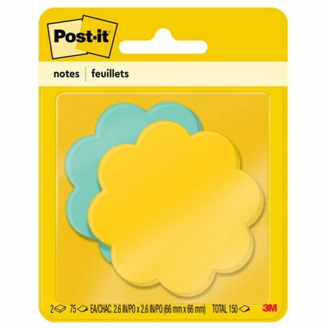 3M Company Pads Post-It 3X3 Daisy MMM7350DSY