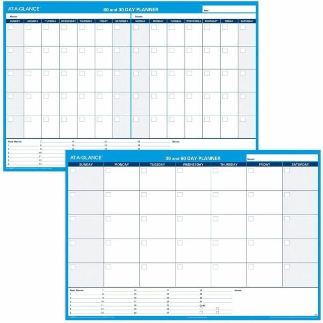 ACCO Brands AT-A-GLANCE Planner Wall 30/60 48X32 AAGPM333-28