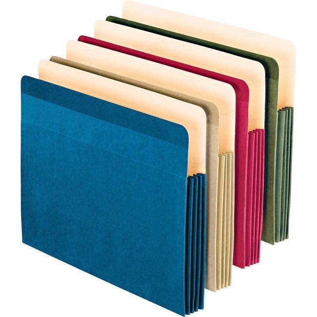 Pendaflex File Pocket 100%RCY Letter Assorted PFX90164