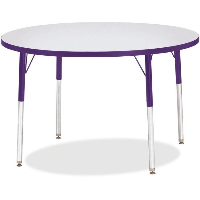 Jonti-Craft, Inc. Table Activity 42"RND Gy/Pe JNT6468JCA004