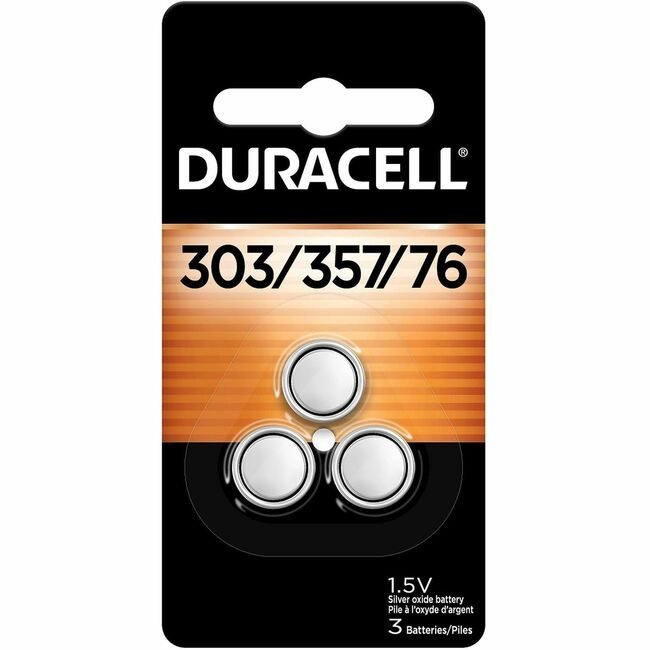 Duracell Battery Button 303/357 1.5V DURDU3033573