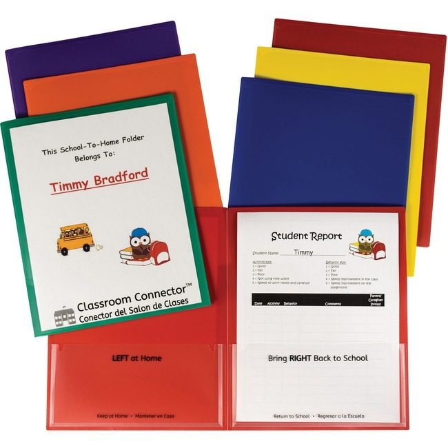 C-Line Products Folder Clssrm 2PKT 36 Count Assorted CLI32000