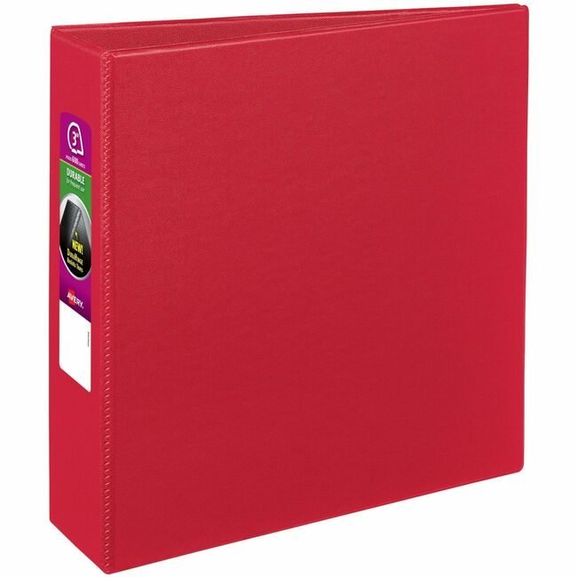 Avery Products Corporation Binder Durable Slant 3" Red AVE27204