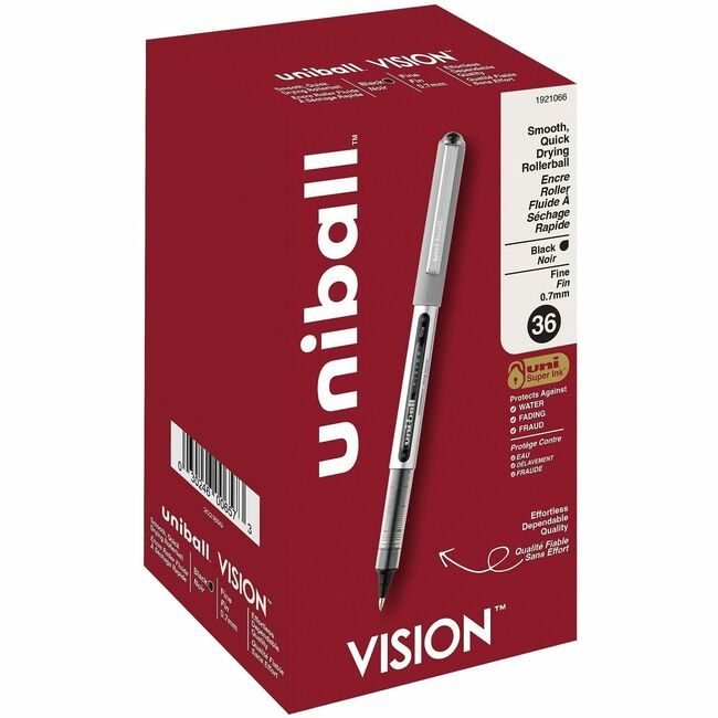 Mitsubishi Pencil Co. / uni-ball Pen Ub Vision 0.7MM Black 36 Pack UBC1921066