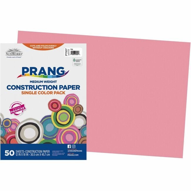 Pacon Corporation Paper Constrc 12X18 Pack 50SH PAC7007