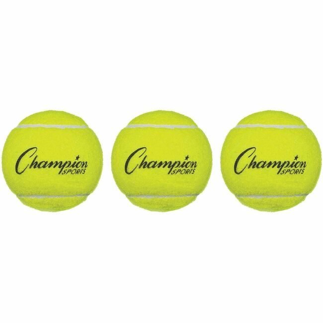 Champion Sports Balls Tennis 3 Pack Yw CSITB3
