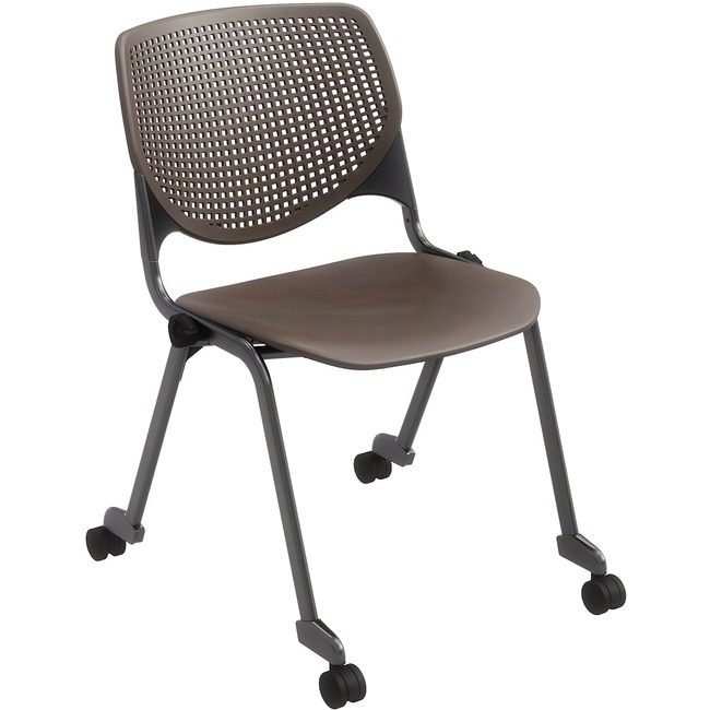 KFI Seating Chair Casters Stk Brnstn KFICS2300BKP18