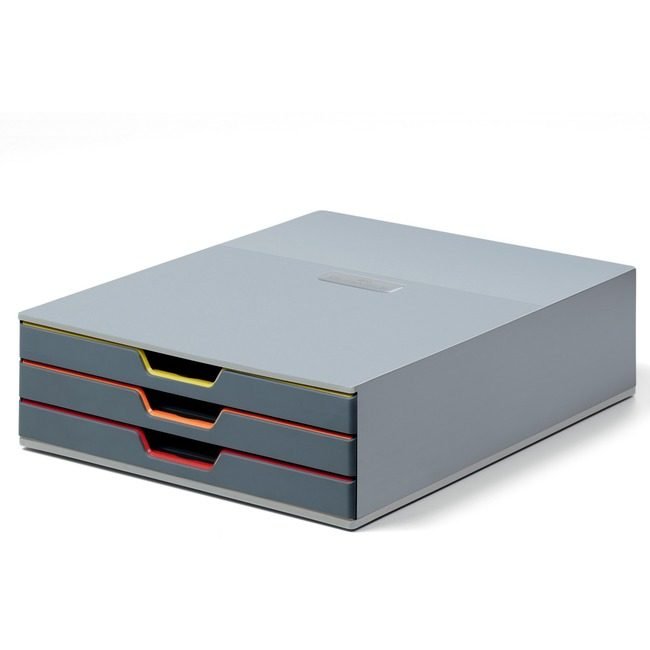 DURABLE Organizer Drwr Dsk 3 Gr DBL760327