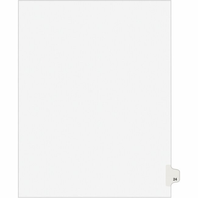 Avery Products Corporation Dividers Index Sidetab 24 AVE01024