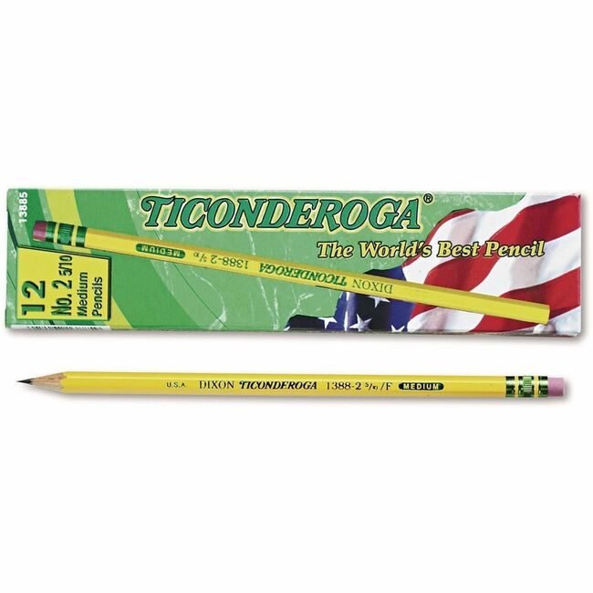 Dixon / Ticonderoga Dixon Ticonderoga Company / Pencil Woodcase #2.5 DIX13885