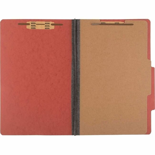 ACCO Brands Folder Psbd Legal 1DIV Fst Red ACC16034