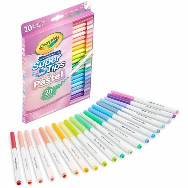 Crayola LLC Marker Pastel 20 Count CYO587516