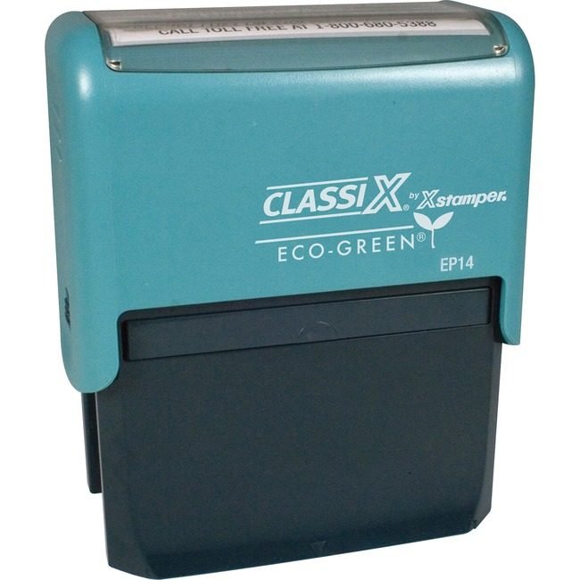 Shachihata / Xstamper Stamp Eco Selfink 1-1/2"X3" XSTEP14