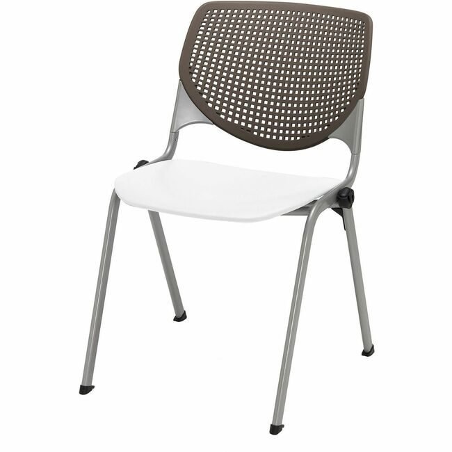 KFI Seating Chair Kool Stack Brwnst White KFI2300BKB18S08