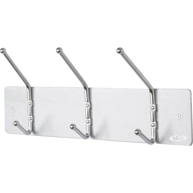 Safco Products Hook Coat Wall Mount 3HOOK SAF4161
