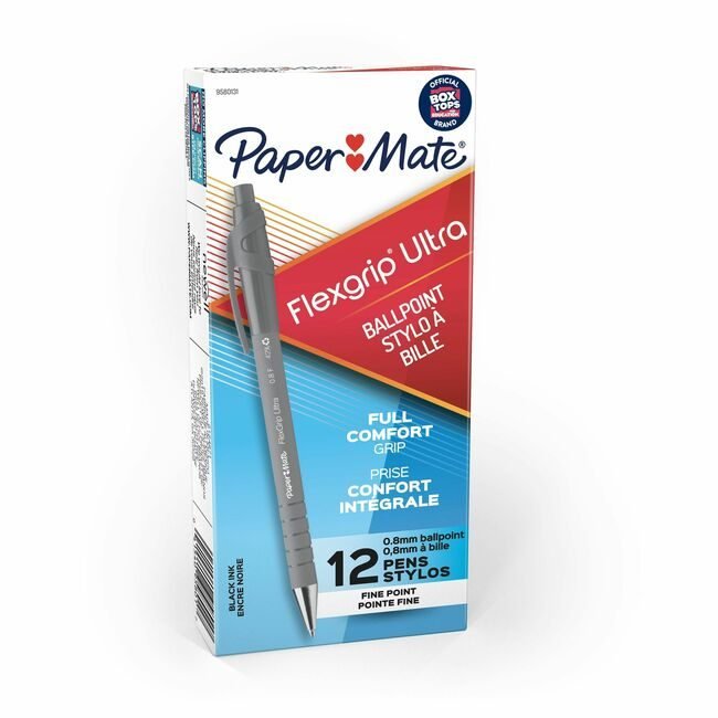 Newell Brands Paper Mate Pen Flexgrip Rcycld Fine Black PAP9580131