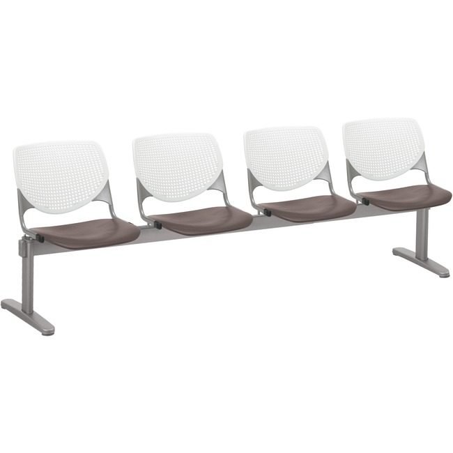 KFI Seating Beamseat 4SEAT White/Brown KFI2300BEAM4818