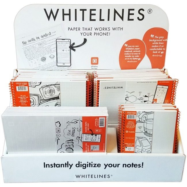 Roaring Spring Paper Products Whitelines Counter Display ROA17051CS