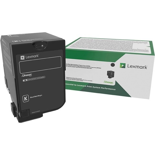 Lexmark International Crtdg CS72X Black Hy Rp LEX74C0HKG