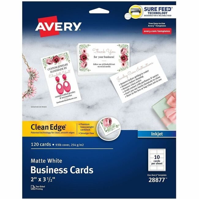 Avery Products Corporation Business Card Ce 10UP AVE28877