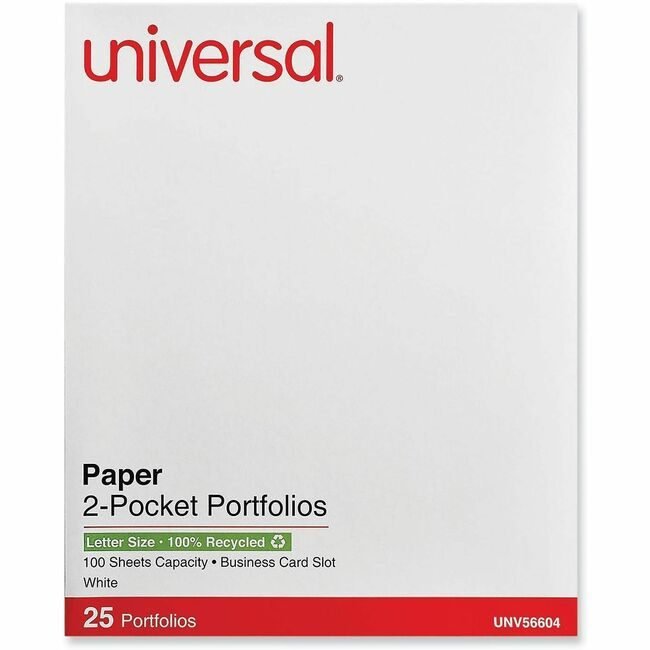 Universal Office Products Portfolio Letter 2PCKT We UNV56604
