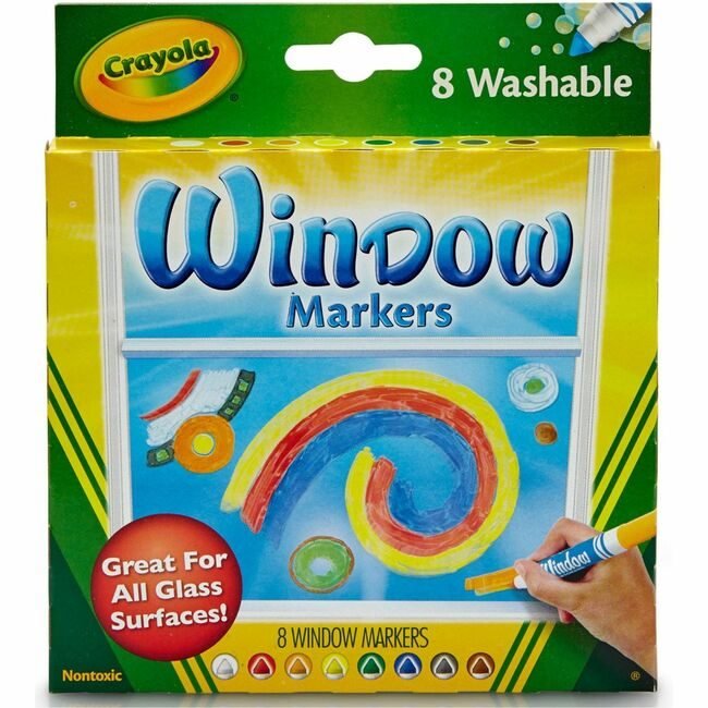 Crayola LLC Marker Windowfx Wshbl 8ST CYO588165