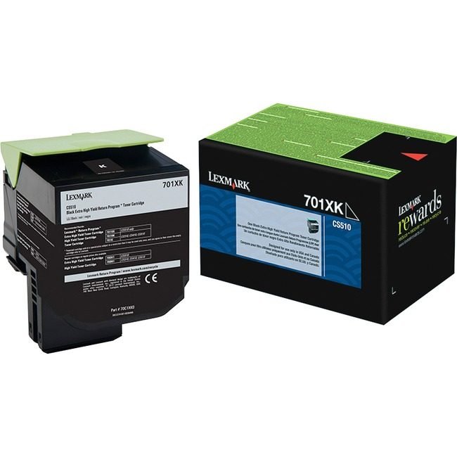 Lexmark International Crtdg Tnr Rtnp Xhy Black 701XK LEX70C1XK0