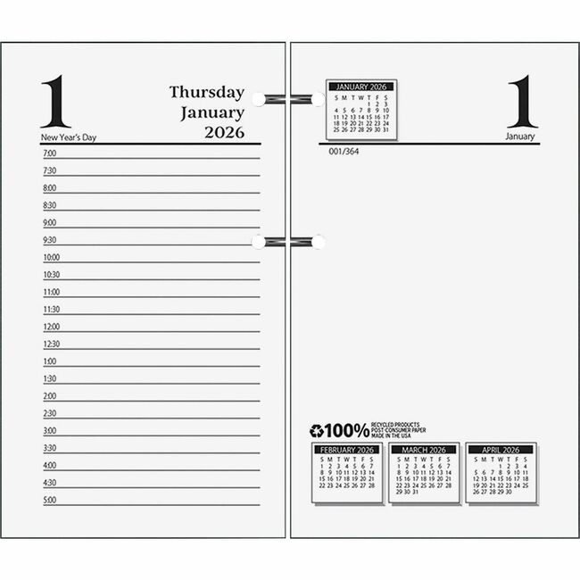 House of Doolittle Refill Ecnmy Dsk Calendar HOD4717