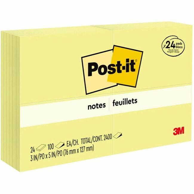 3M Company Notes 3X5 Canary MMM65524VAD