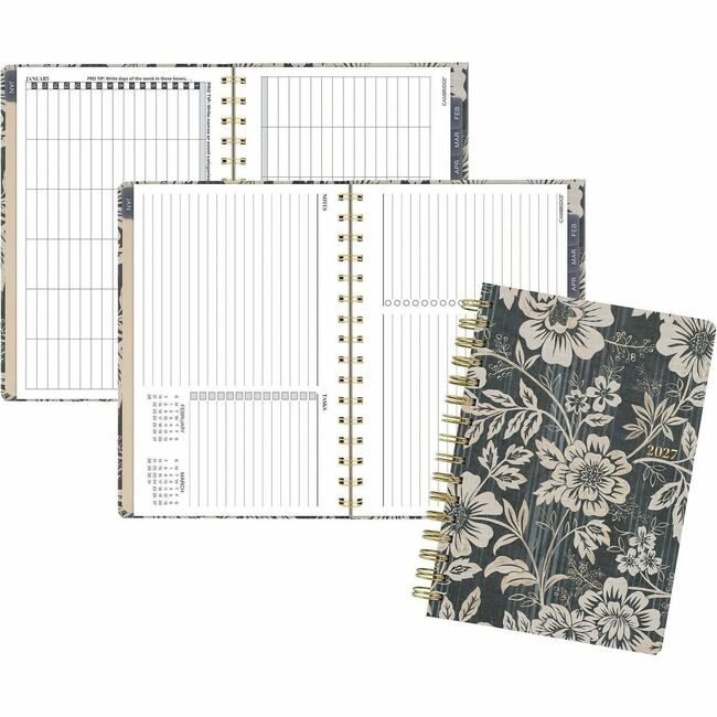 ACCO Brands AT-A-GLANCE Planner Mth Small Denim Bloom AAG1850202