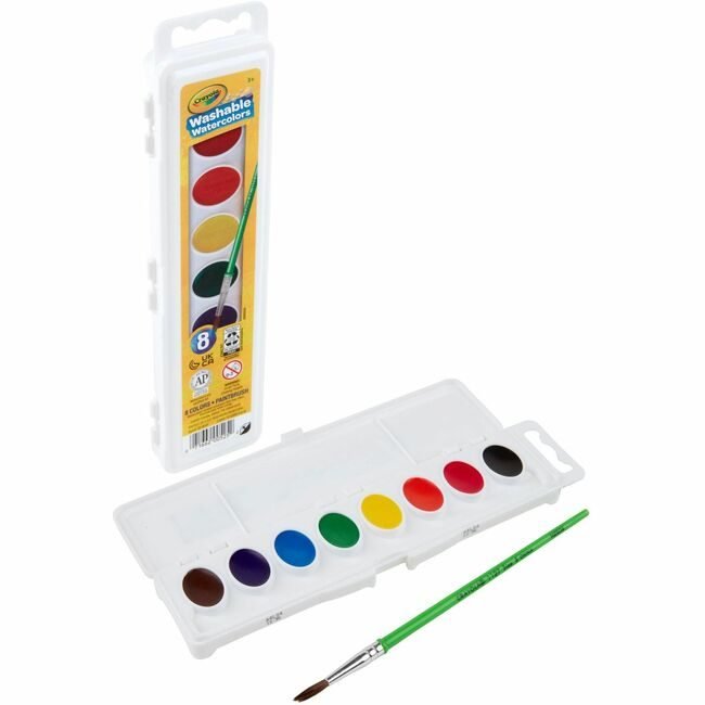 Crayola LLC Paint Watercolors Wsh 8 Count CYO53-0525