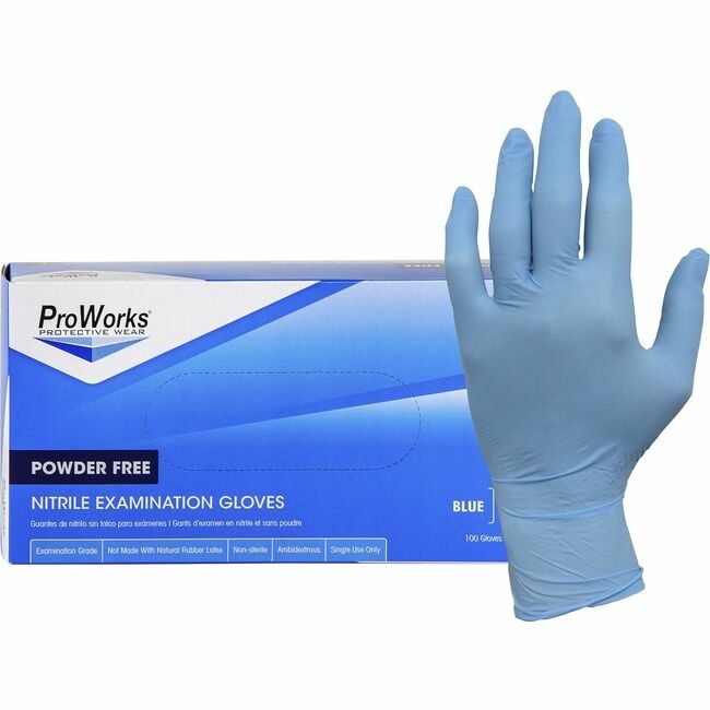 Hospeco Brands Group Glove Nitrile Exam 5.5M S HOSGLN106FS
