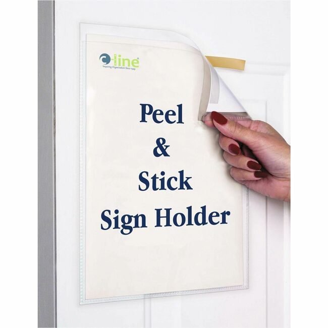 C-Line Products Pocket Display Slfadhsv Clear CLI36911