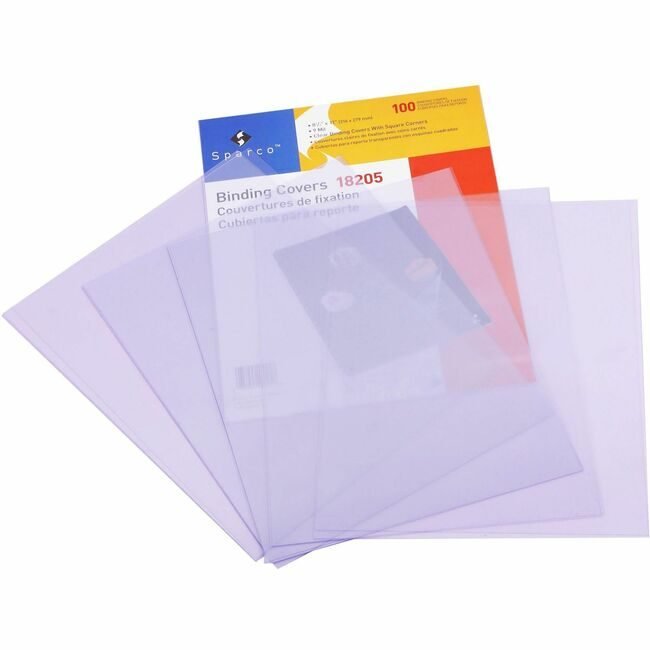 Sparco Cover Prem Sqr Corners Clear SPR18205