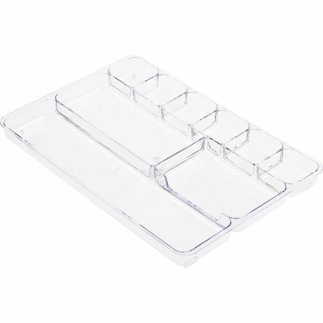 Lorell Organizer Drawer Tray Clear LLR60007