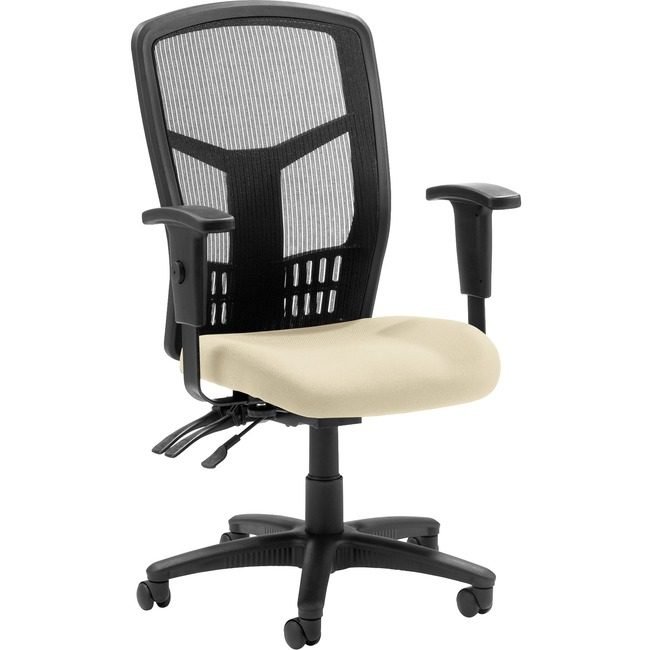 Lorell Chair Exec Swivel Msh Buff LLR86200007